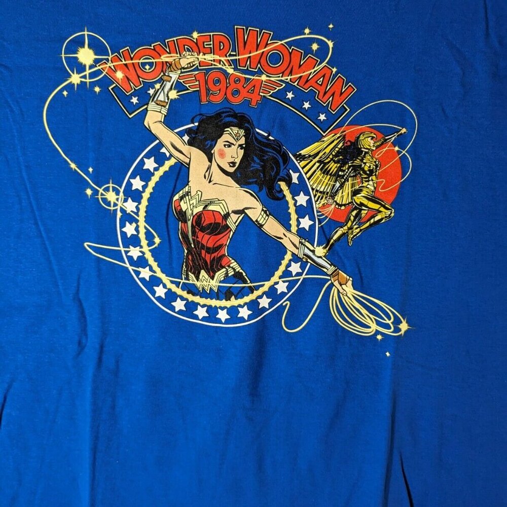 Loot Wear Mens Blue Wonder Woman 1984 Graphic Tshirt Short Sleeve Crew Neck 3XL - Picture 7 of 9